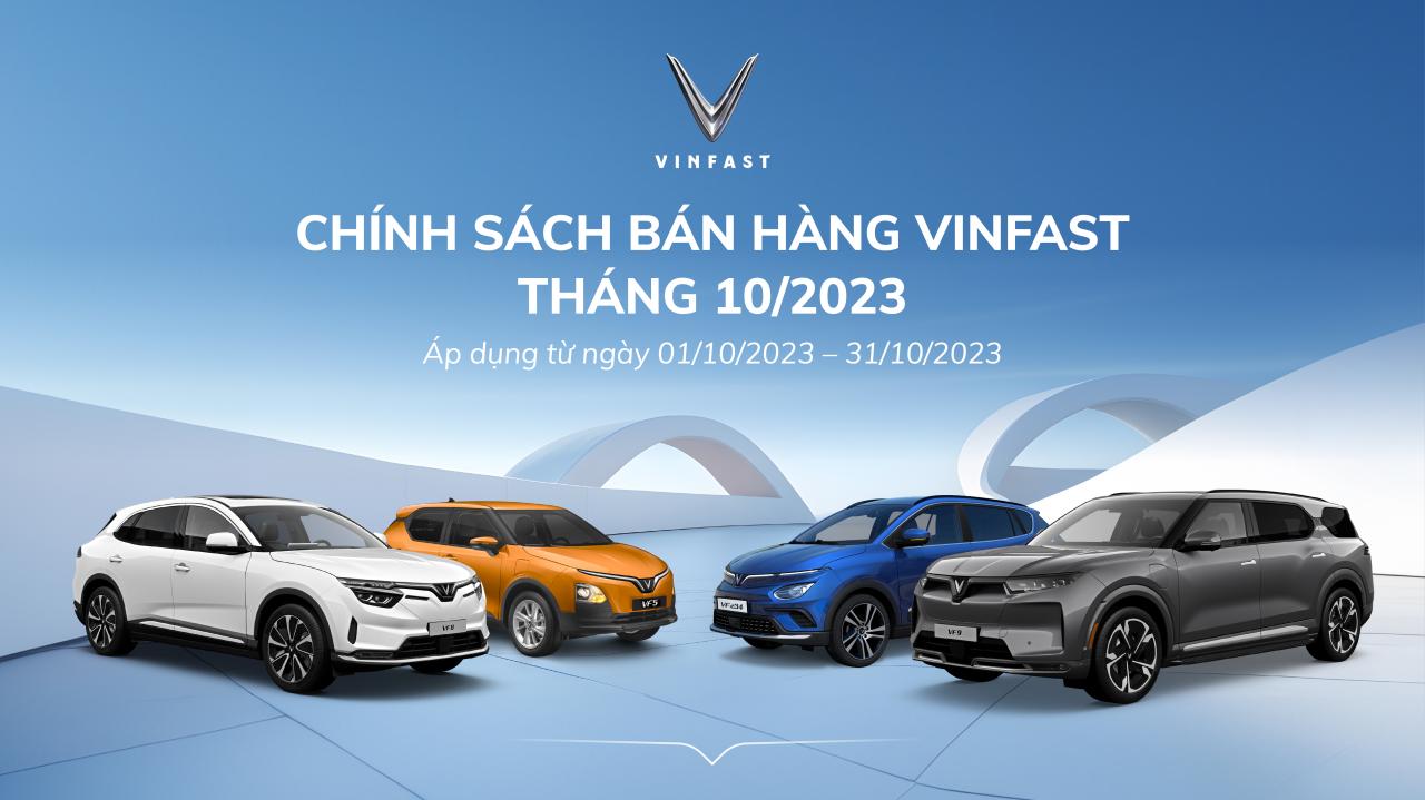 Chính sách bán hàng ô tô VinFast tháng 10