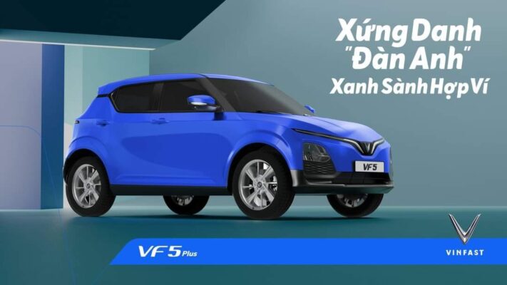 VF 5 Plus Màu Xanh Dương 