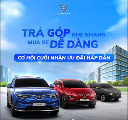 Mua xe VinFast trả góp tại Vinh, Nghệ An