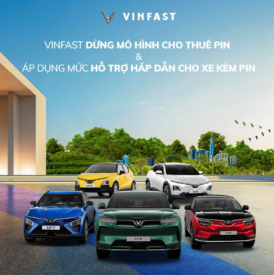 VinFast dừng chính sách thuê pin